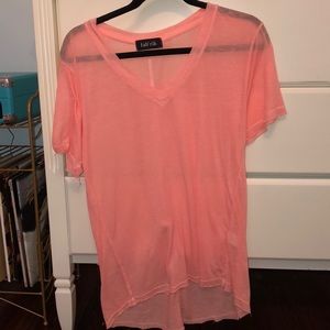 Perfect pink v neck